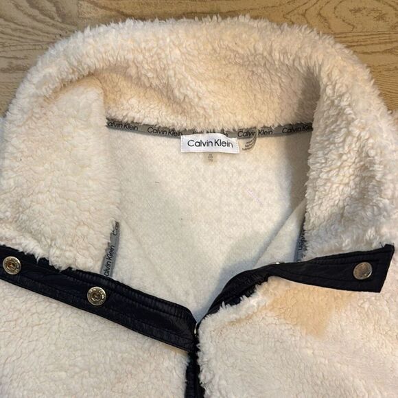 NWT calvin Klein fleece jacket size xl - Picture 4 of 8
